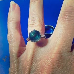 Size 6 Mystic topaz ring